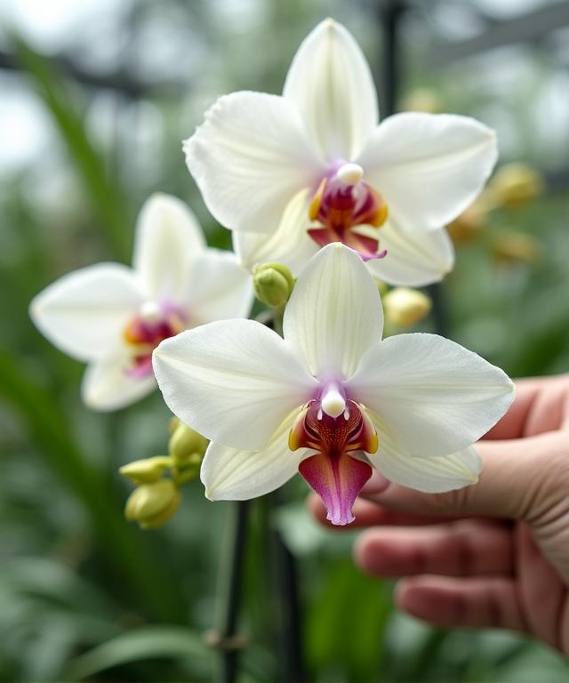 Global sourcing of premium orchids and seasonal flowers